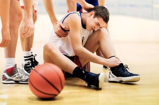 A hurt athlete needs chiropractic care