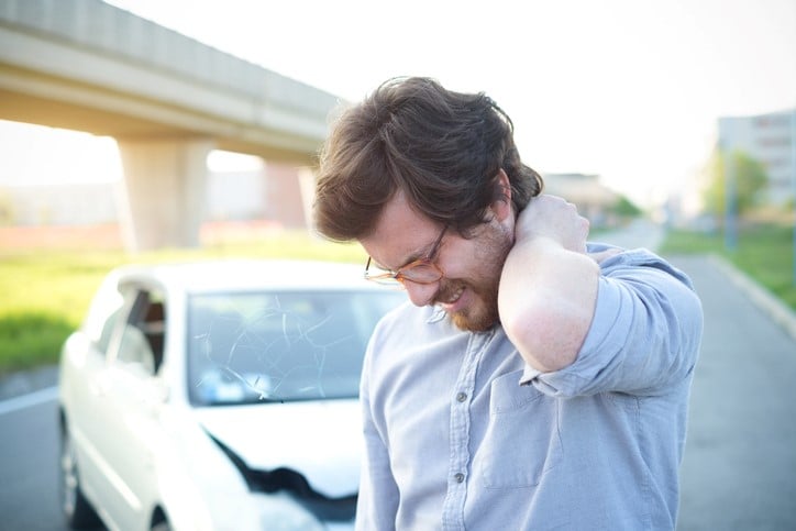 Man needs chiropractic care after car accident