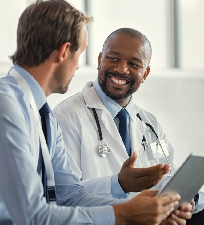doctor and patient in consultation